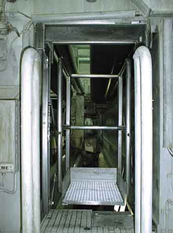 Acc&egrave;s temporaire pour travaux de maintenance - En cours d'utilisation